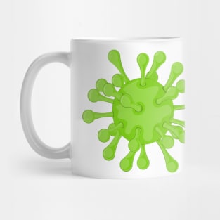 Coronavirus. Biological pollution. Mug